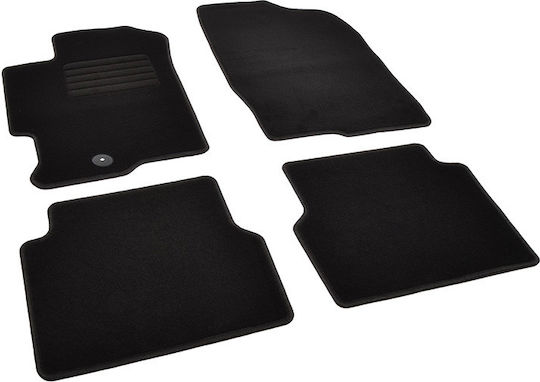 Rigum Set of Front and Rear Mats 4pcs for Mazda 6 2002 2008 Black