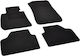 Rigum Set of Front and Rear Mats 4pcs for BMW X1 2009 2015 Black