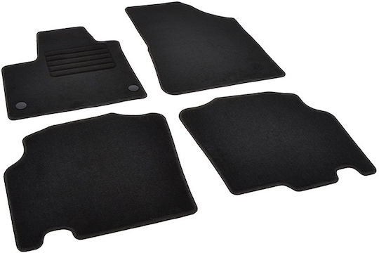 Rigum Set of Front and Rear Mats 4pcs for Mercedes-Benz Citan 2021+ Black