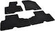 Rigum Set of Front and Rear Mats 4pcs for Kia Carens 2013+ Black