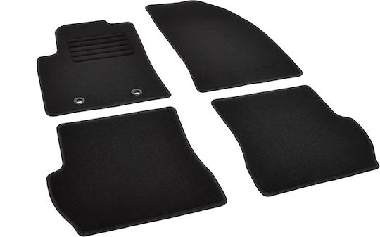 Rigum Set of Front and Rear Mats 4pcs for Ford Fusion 2002 2006 Black