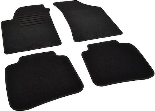 Rigum Set of Front and Rear Mats 4pcs for Kia Cerato 2004 2008 Black