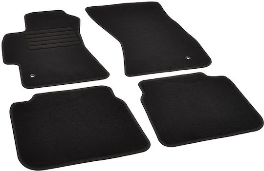 Rigum Set of Front and Rear Mats 4pcs for Subaru Outback 2004 2008 Black