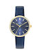 GO Mademoiselle Blue Leather Strap