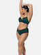 Dorina Bikini Slip High Waist Green