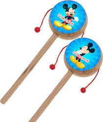 Wooden Drum with the name Mickey