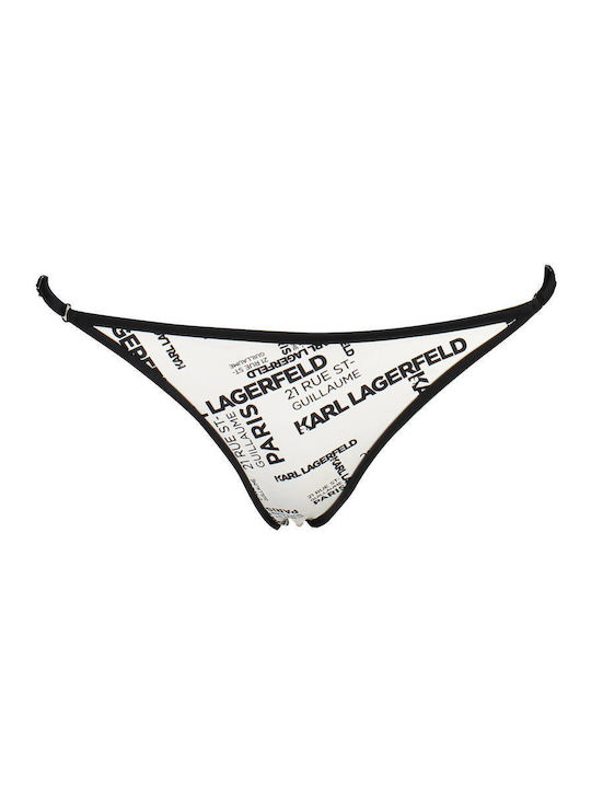 Karl Lagerfeld Bikini Slip White