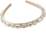 Hair Headband Decorated with Stones & Champagne Strass