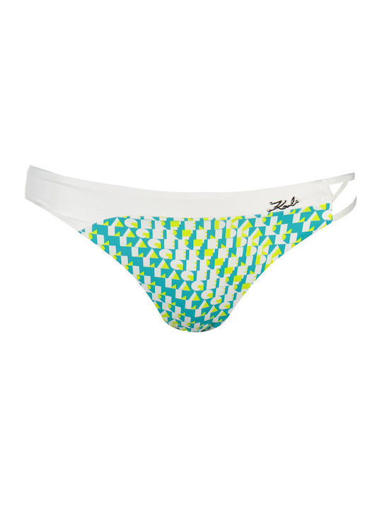 Karl Lagerfeld Bikini Slip Aqua