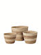 Wicker Decorative Baskets Set 3pcs JK Home Decoration