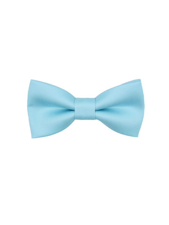 Handmade Children's Bow Tie Light Blue Open 7 to 14 Years