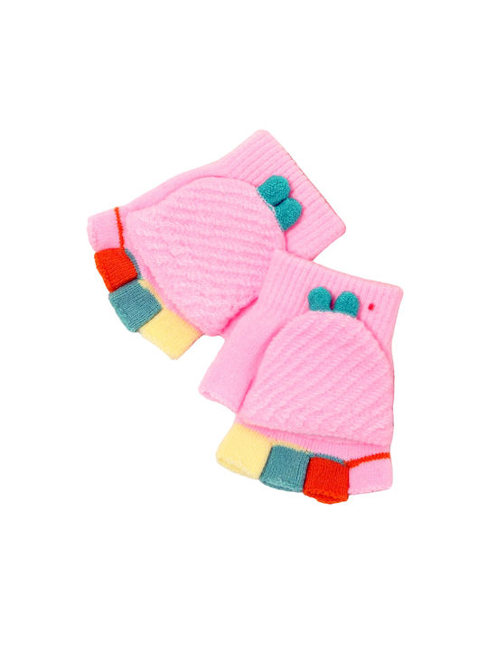 Children's Pink Gloves With Cut Thumbs