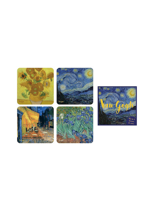 VAN GOGH Untersetzer-Set 4 Stück 10 cm