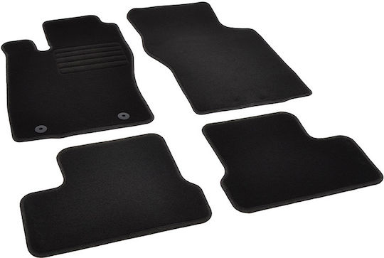 Rigum Set of Front and Rear Mats 4pcs for Opel Astra 1991 1998 Black