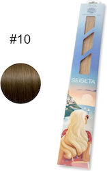 ΤΟΥΦΕΣ SEISETA HAIR EXTENSION TAPE-IN 50/55cm #10 6τεμ. 15gr