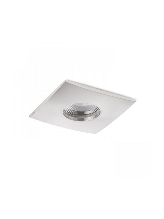 Rendl Light Studio Wasserdicht Spot Deckenleuchte für den Außenbereich mit integriertem LED in Silber Farbe R11729