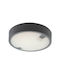 Vito Outdoor Ceiling Flush Mount with Integrated LED in Gray Color 2025640