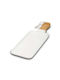 Nava Serving Platter Rectangular made of Porcelain White 47x18cm