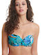Erka Mare Padded Underwire Strapless Bikini Turquoise