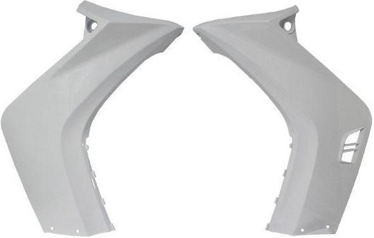 Exterior Motorcycle Side Fairings Set for Yamaha Crypton-X 135 White 1pcs