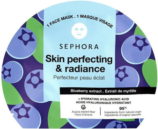 Sephora Blueberry Gesichtsmaske für das Gesicht für Feuchtigkeitsspendend 1Stück