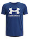 Kids' T-shirt Blue Sportstyle Logo