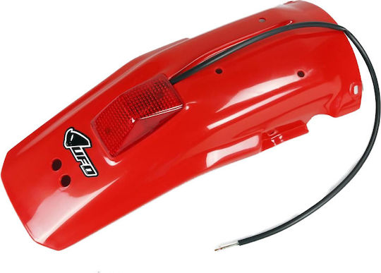 UFO Задно Крило на Мотоциклет за Honda XR Червен 1бр
