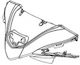 Kymco Motorcycle Speedometer Cover for Kymco Agility 1pcs