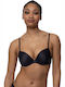 Underwire Bikini Bra Curacao with Adjustable Straps Black