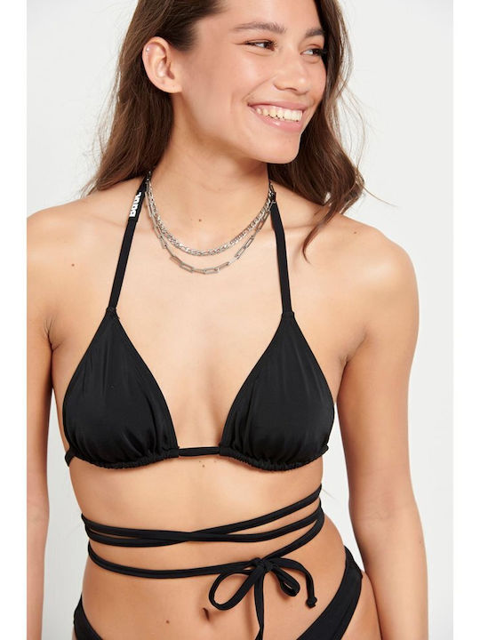 BodyTalk Triangle Bikini Top Black