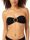 Strapless Bikini Top Μαύρο