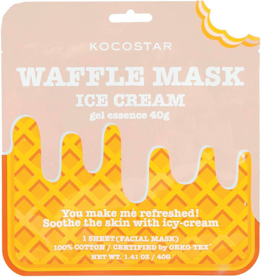 Kocostar Waffle Mask Gesichtsmaske für das Gesicht für Festigung 1Stück 40gr