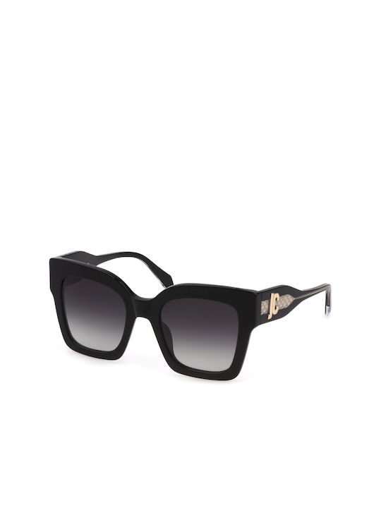 Just Cavalli Women's Sunglasses with Black Plastic Frame and Black Gradient Lens JC019V 0700