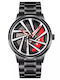 Skmei Digital Men's Watch 46mm Battery With Metal Bracelet Black
