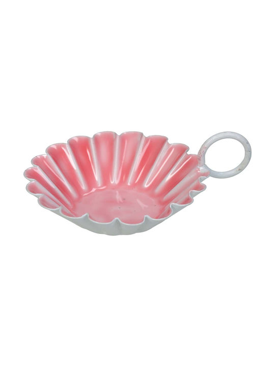 JK Home Decoration Dekorative Schale Metall Ros...