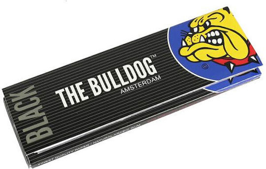 The Bulldog Amsterdam Black Papers Χαρτάκια Στριφτού Τσιγάρου 1+1/4 32 φύλλα 1τμχ