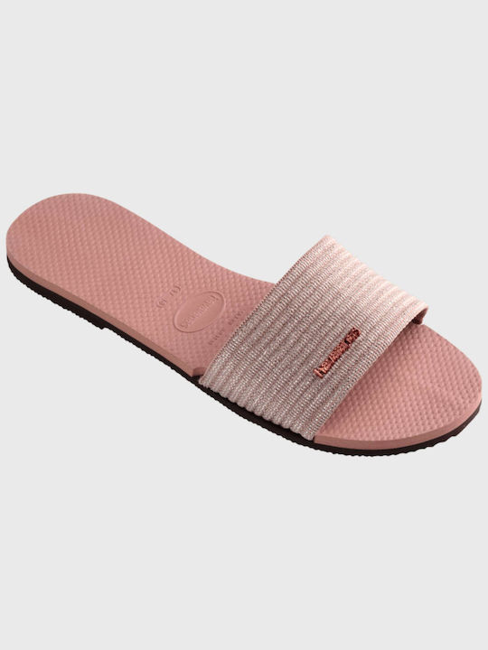 Havaianas Slides σε Ροζ Χρώμα