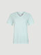 O'neill Women's Summer Blouse Cotton Short Sleeve with V Neck Blue