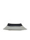 Karvounis Dekorative Platte Platz Keramik Silber 1Stück 28.2x28.2x4.5cm