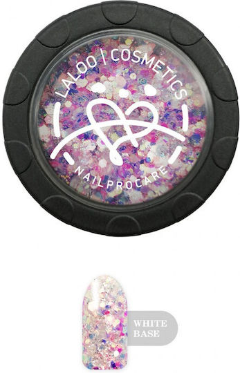 Laloo Cosmetics Decorating Powder for Nails Rainbow Glass No.1 in Various Colors 1pcs
