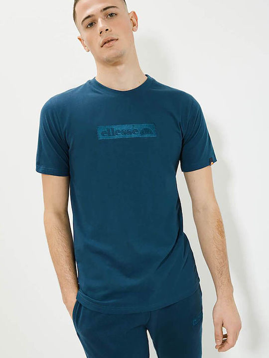 Ellesse T-shirt Bărbătesc cu Mânecă Scurtă Albastru