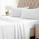 Beauty Home Medial Art Hotel Sheet Fitted White Half Double 180x275cm Cotton & Polyester