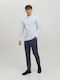 Trousers in Slim Fit Blue