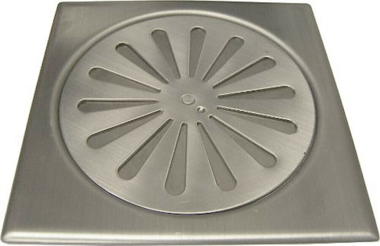 Interflex Ανοξείδωτη Σχάρα Δαπέδου με Μέγεθος 12x12εκ.