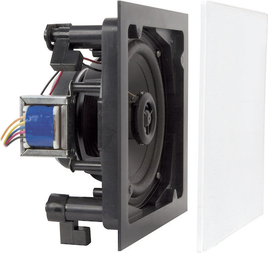 Artsound Επιτοίχιο Ηχείο 20W (Τεμάχιο) 17x7x17εκ. Λευκό
