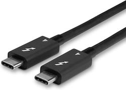 Lindy Thunderbolt 4 Cable Μαύρο 1m (31120) Lindy Thunderbolt 4 Cable Μαύρο 1m (31120)