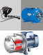 Pedrollo ΜΟΝΤΑΖ JCRm 2A + Single Phase Water Pressure Pump with Horizontal 24 Litre Container 1.25hp