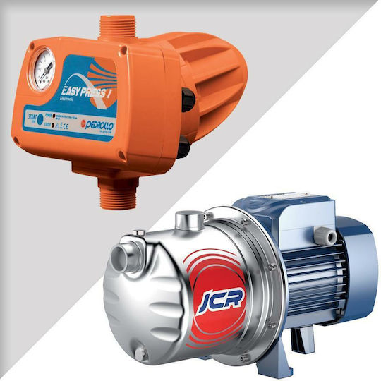 Pedrollo ΜΟΝΤΑΖ JCRm 2C + EASY PRESS Single Phase Water Pressure Pump without Container