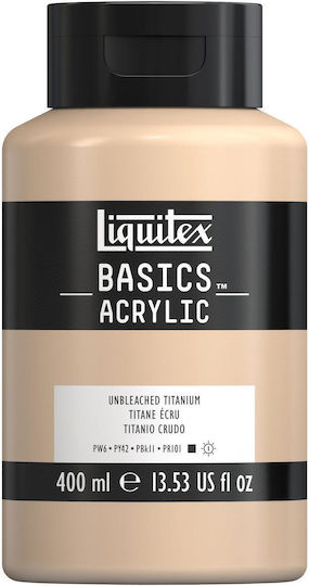 Liquitex Basics Acrylic Paint Set 434 Unbleached Titanium 400ml 1Stück