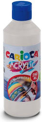 Carioca Set Culori Acrilice Pictură White 250ml 1buc 40431/01